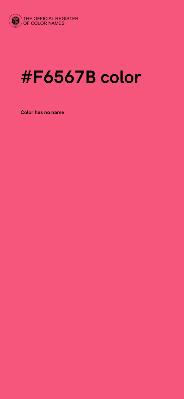 #F6567B color image