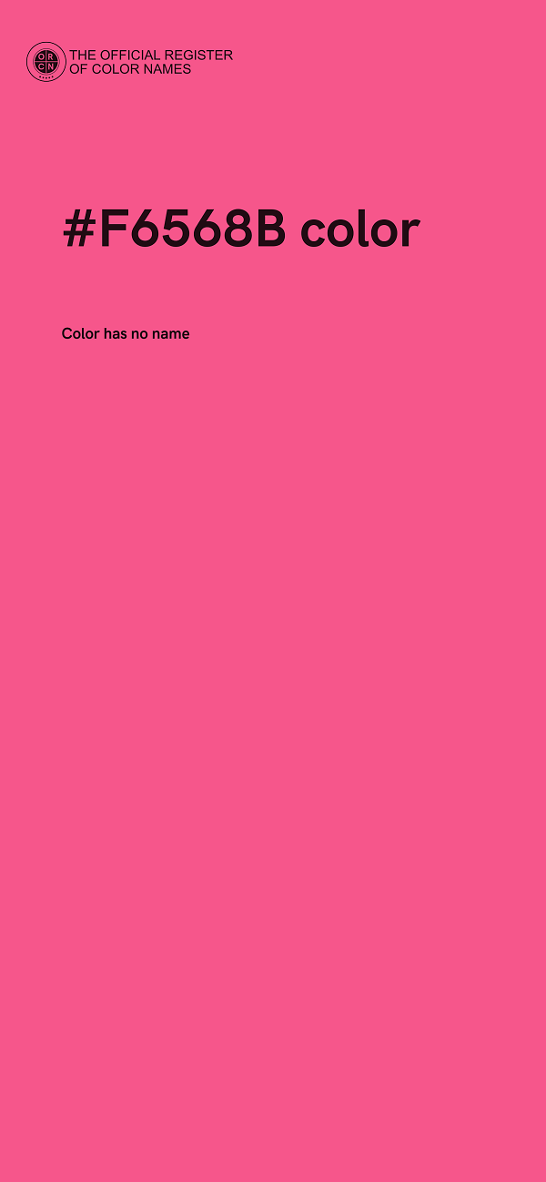#F6568B color image