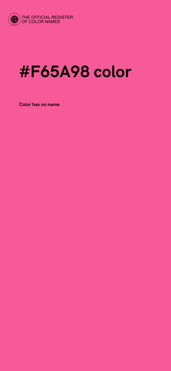 #F65A98 color image