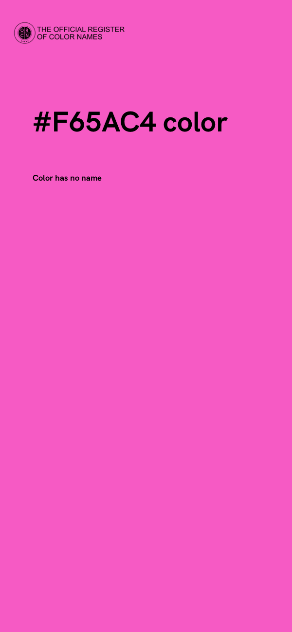 #F65AC4 color image