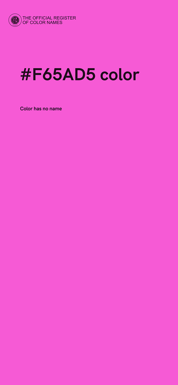 #F65AD5 color image