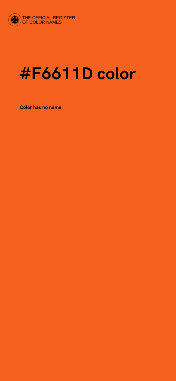 #F6611D color image