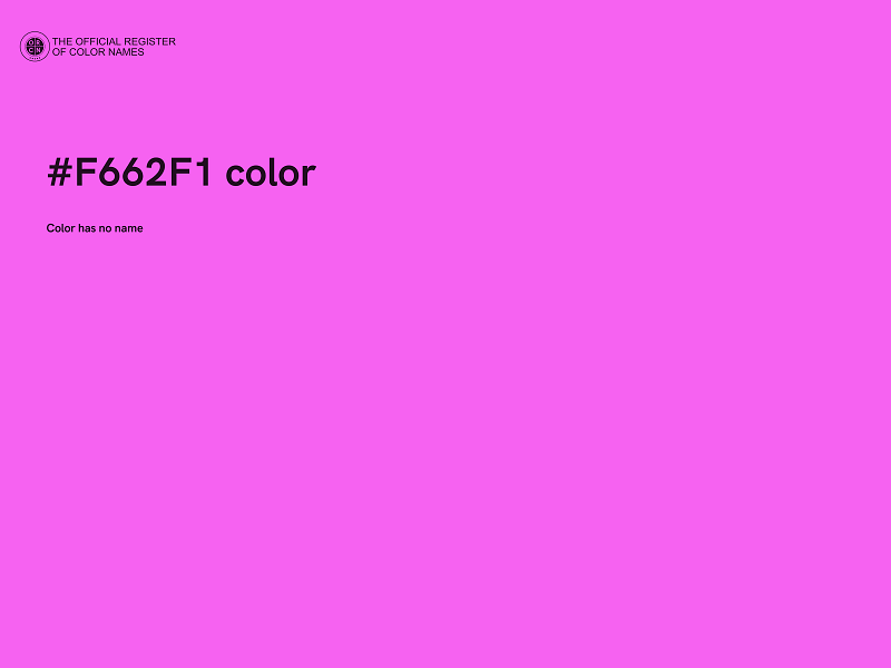#F662F1 color image