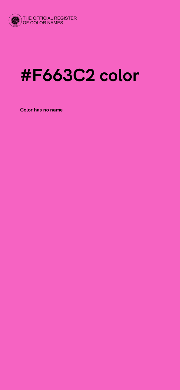 #F663C2 color image
