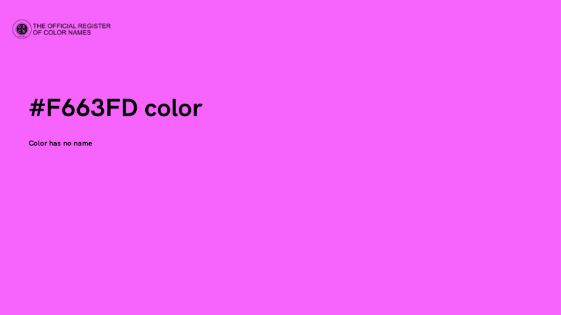 #F663FD color image