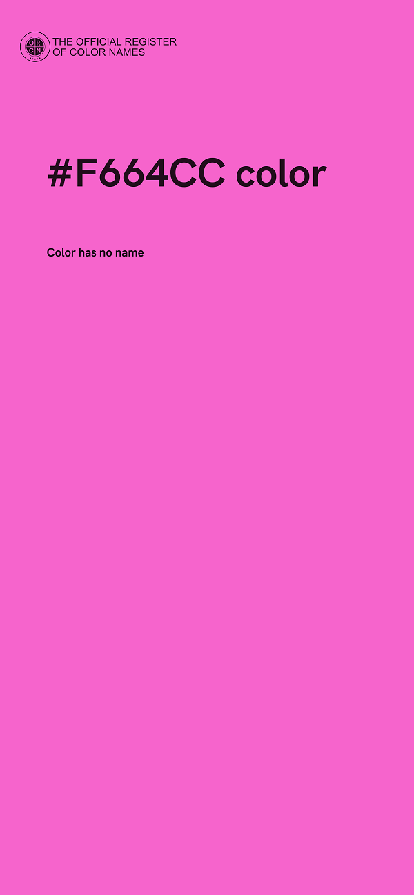 #F664CC color image