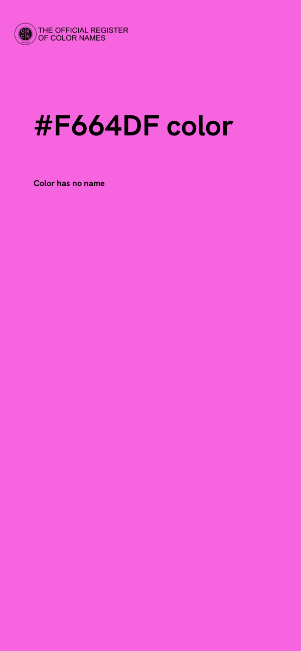 #F664DF color image