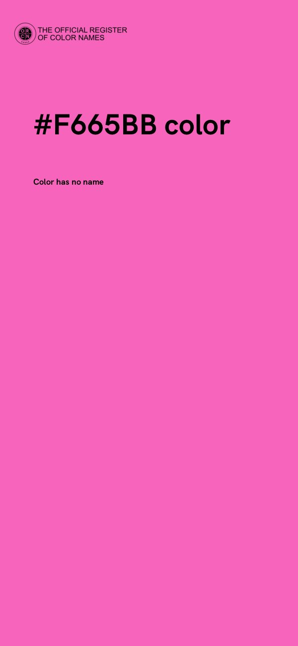 #F665BB color image