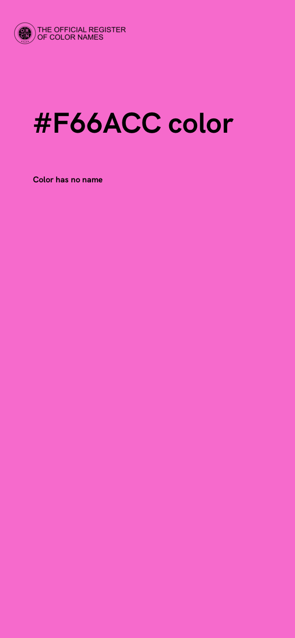 #F66ACC color image