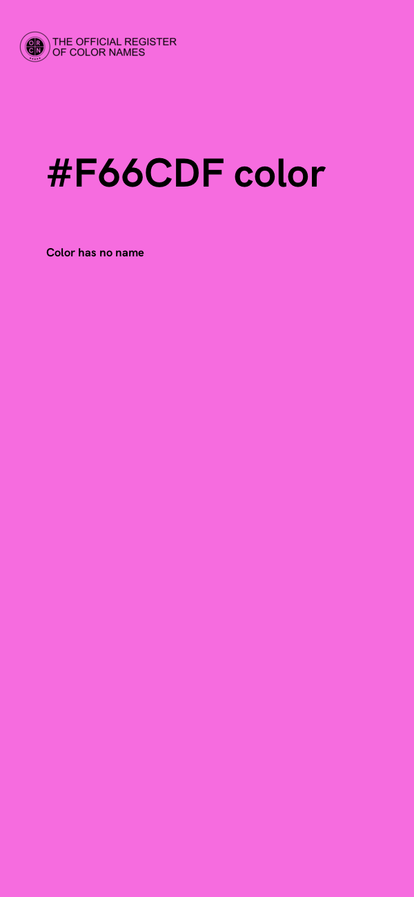 #F66CDF color image