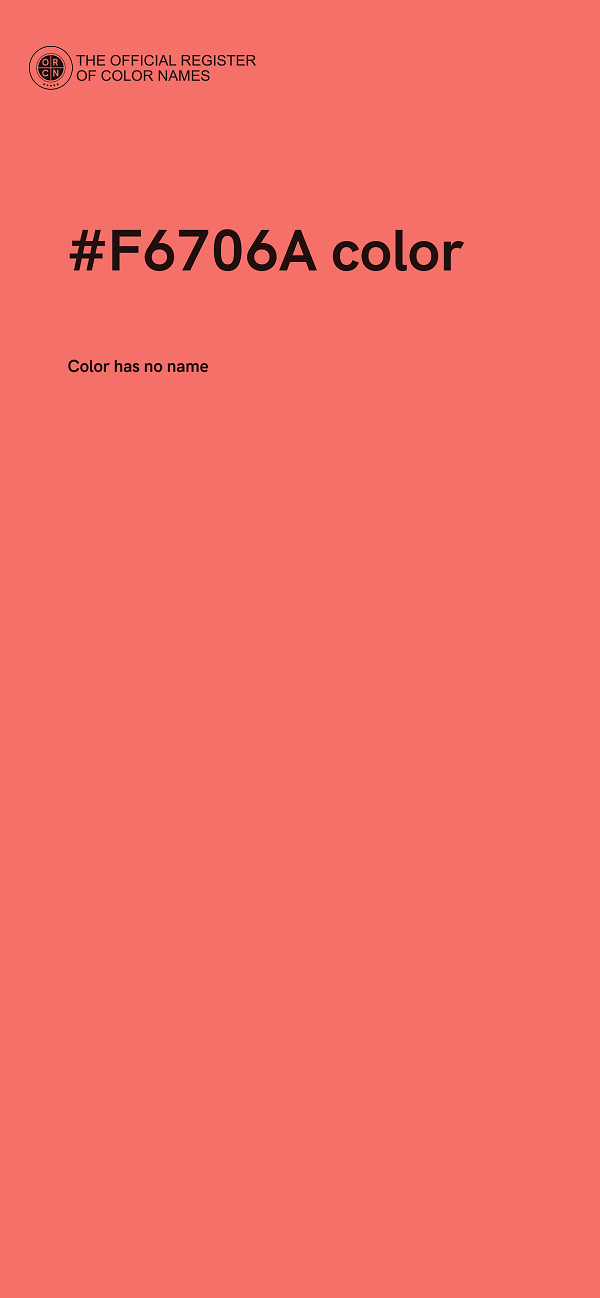 #F6706A color image