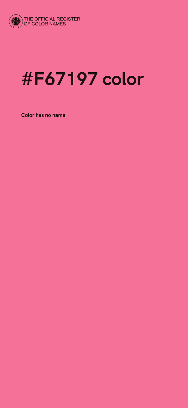 #F67197 color image