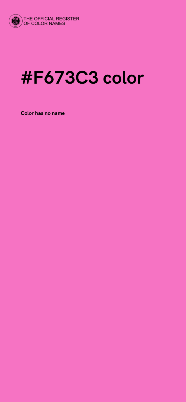 #F673C3 color image