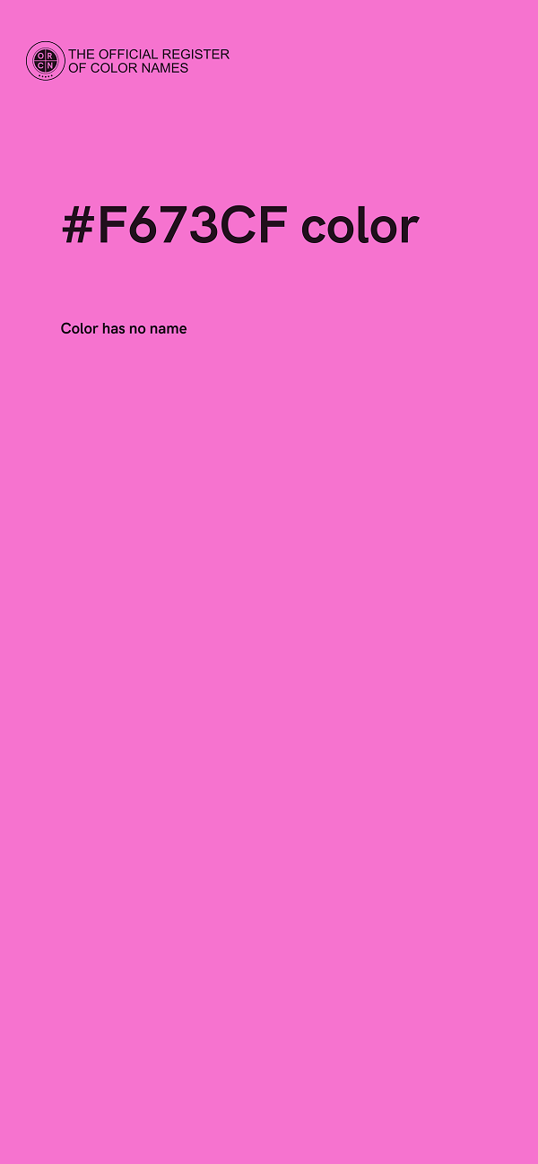#F673CF color image