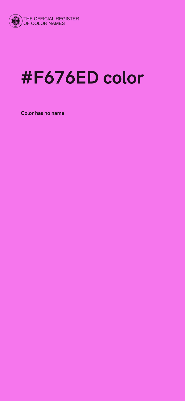 #F676ED color image