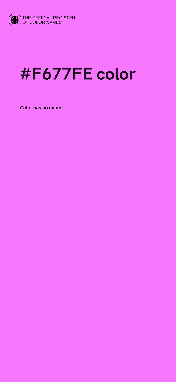 #F677FE color image