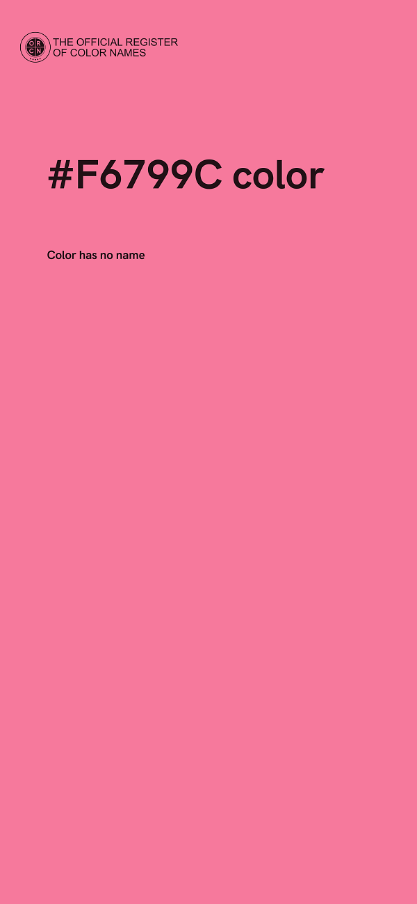 #F6799C color image