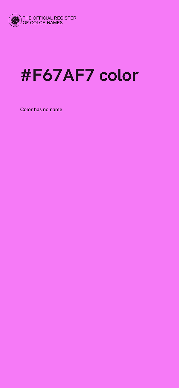 #F67AF7 color image