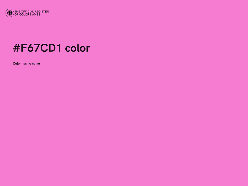 #F67CD1 color image