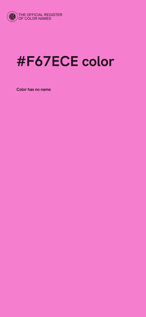 #F67ECE color image