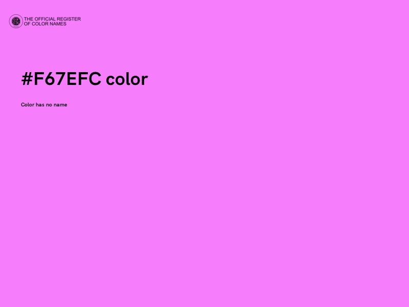 #F67EFC color image