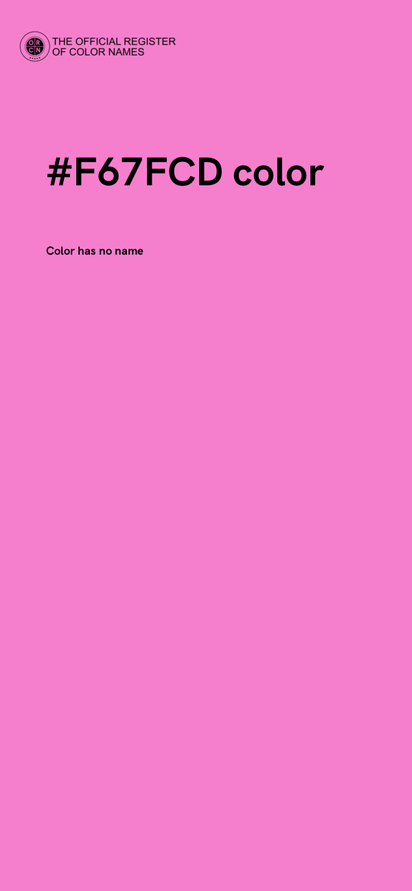 #F67FCD color image