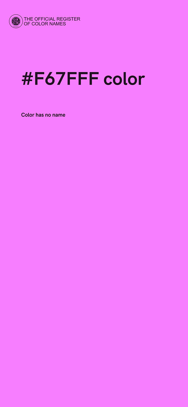 #F67FFF color image