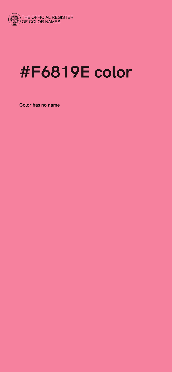 #F6819E color image