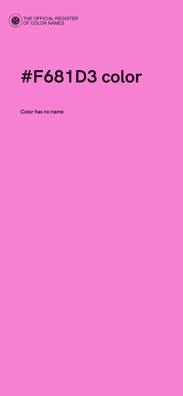 #F681D3 color image