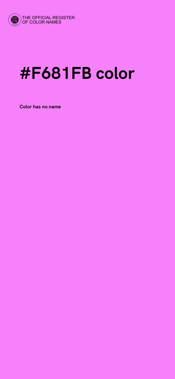 #F681FB color image