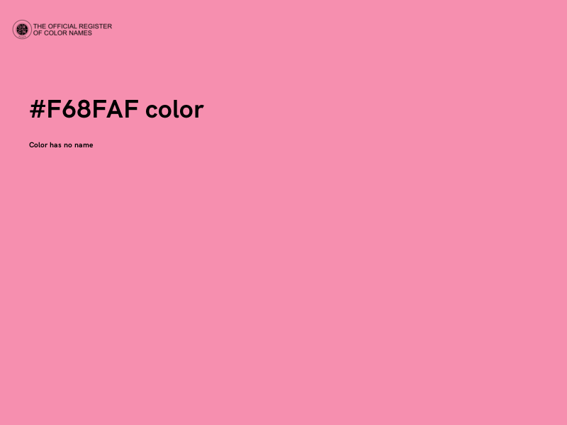 #F68FAF color image