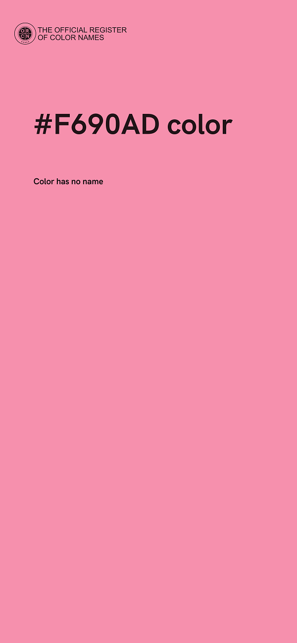#F690AD color image
