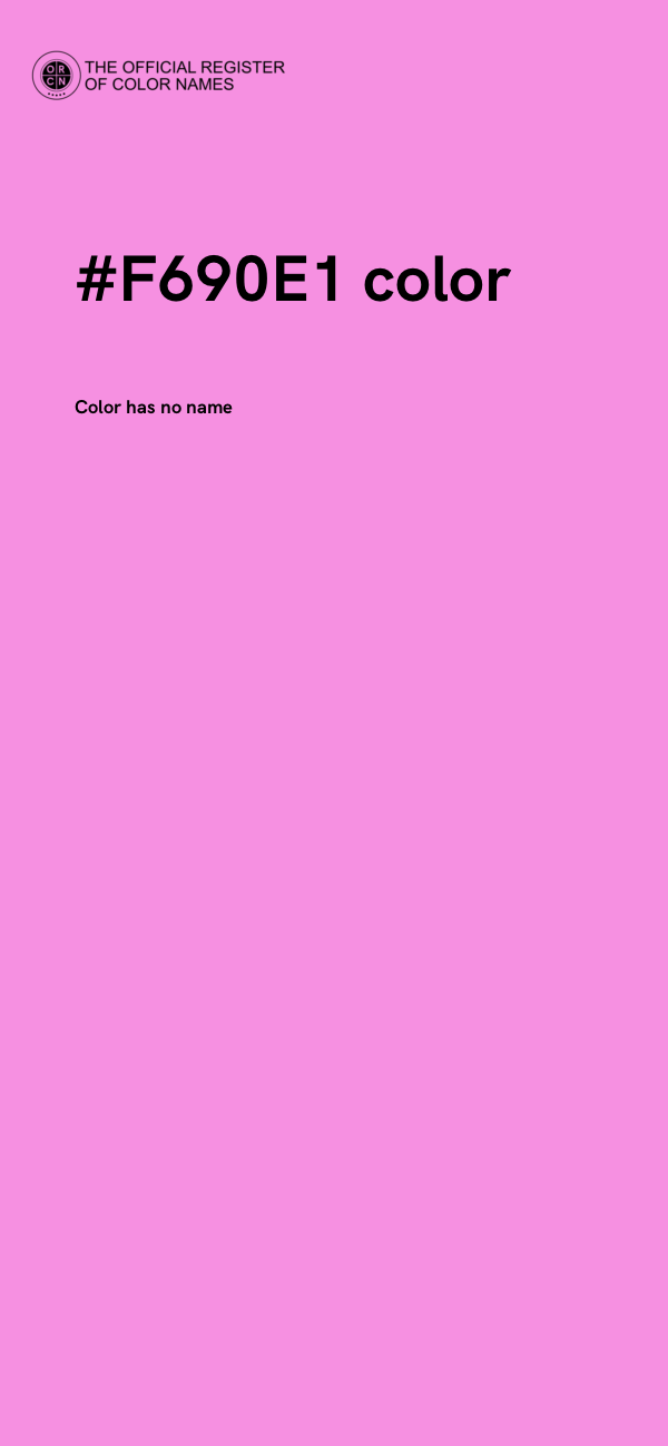 #F690E1 color image
