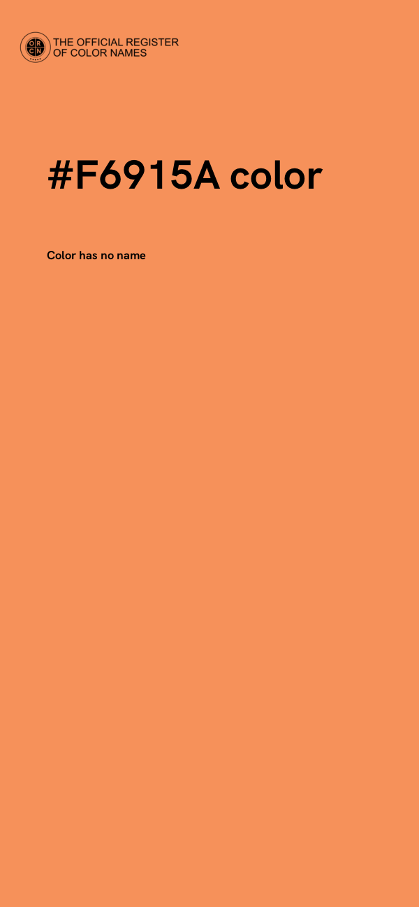 #F6915A color image