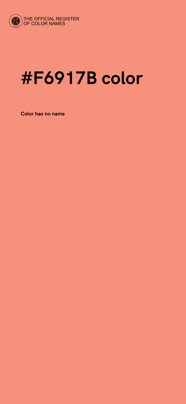 #F6917B color image