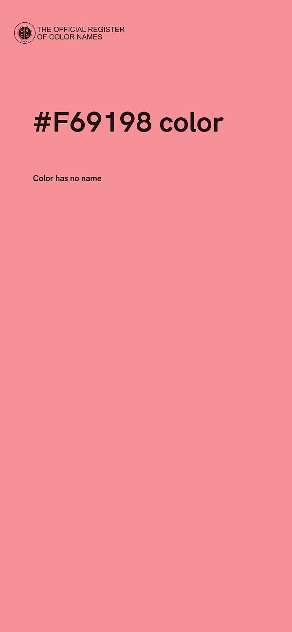 #F69198 color image