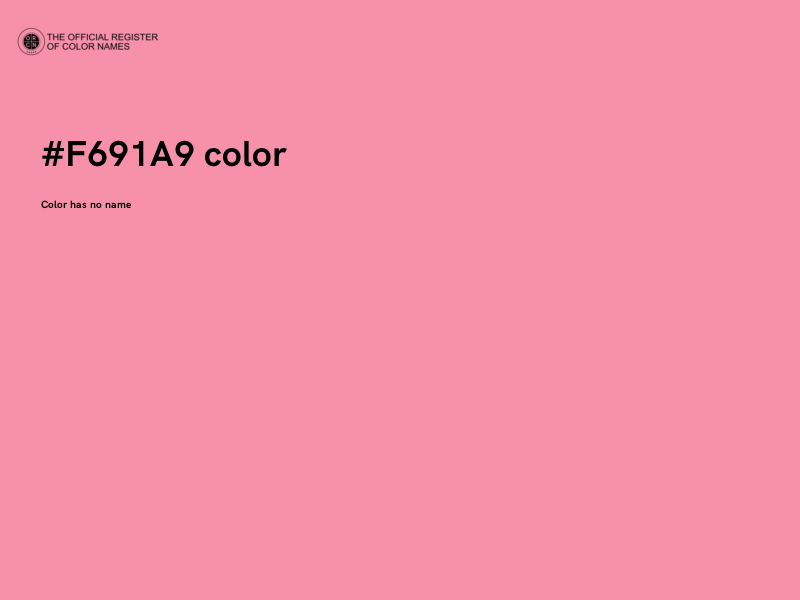 #F691A9 color image