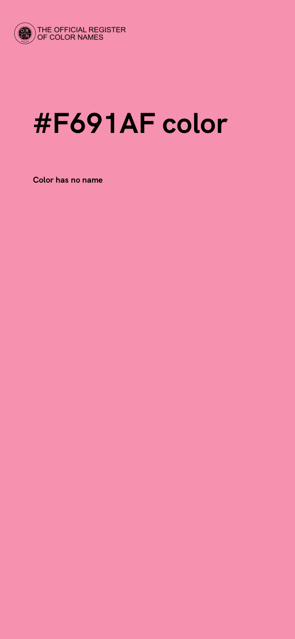 #F691AF color image