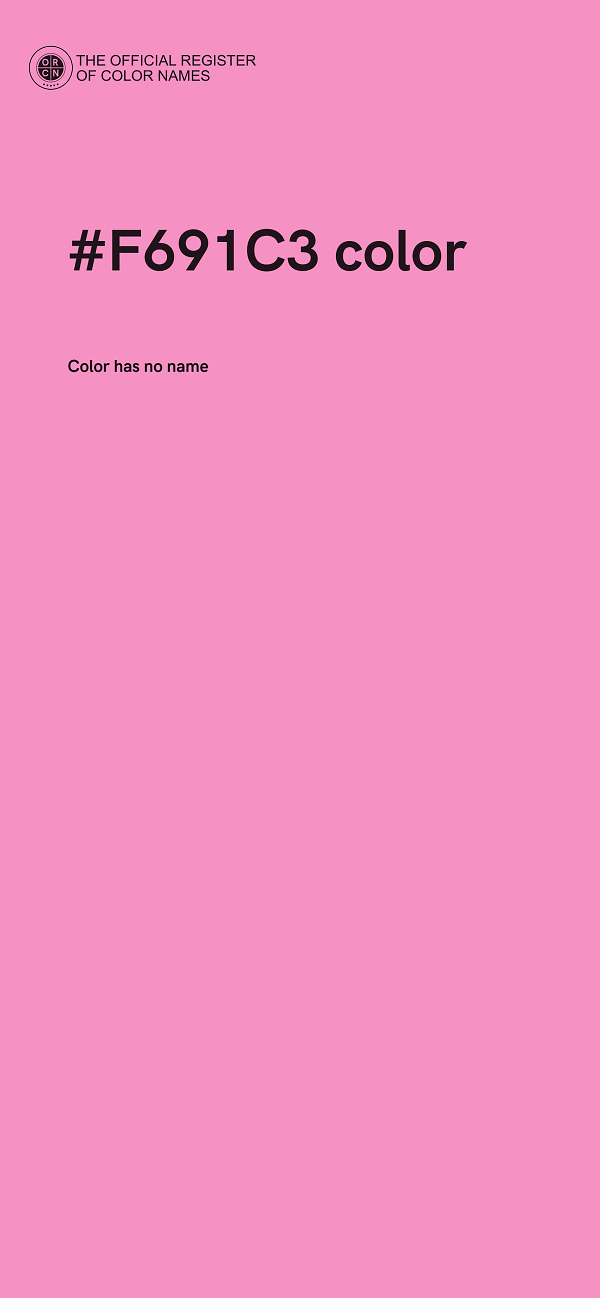 #F691C3 color image
