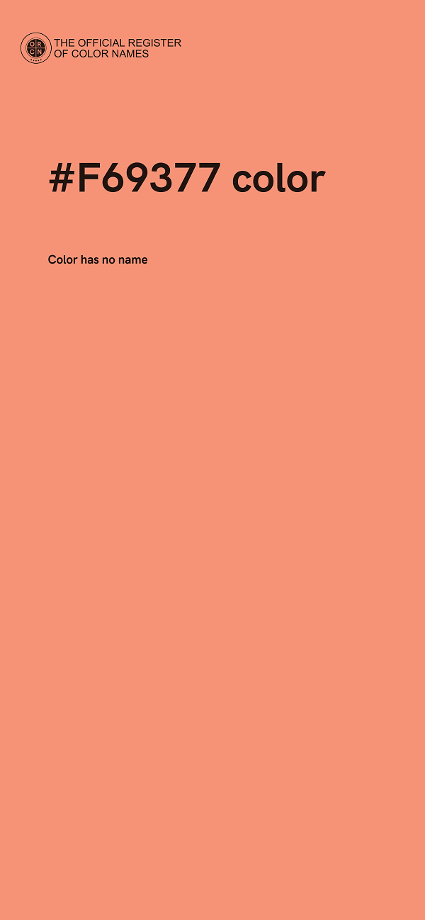 #F69377 color image