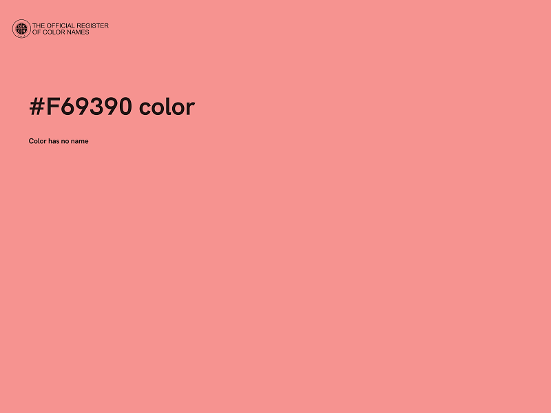 #F69390 color image