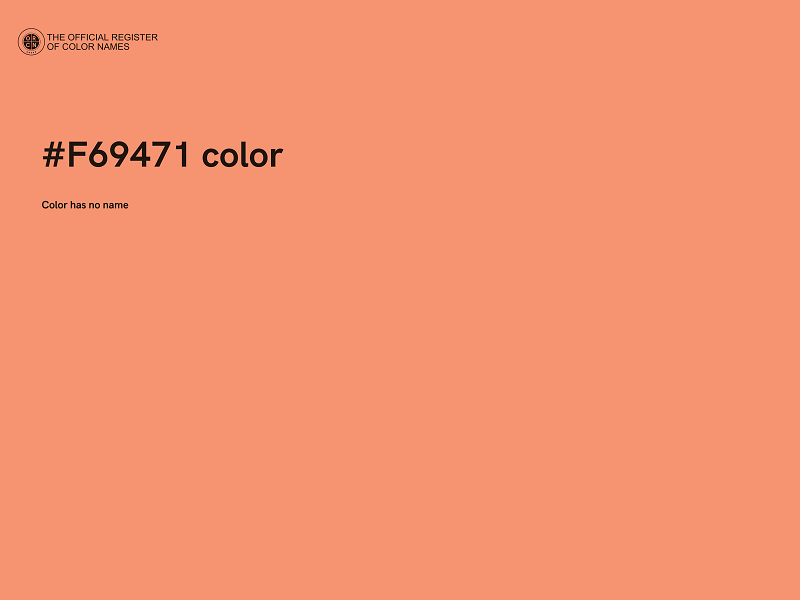 #F69471 color image