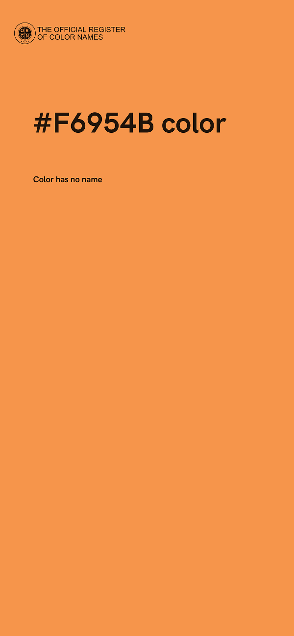 #F6954B color image