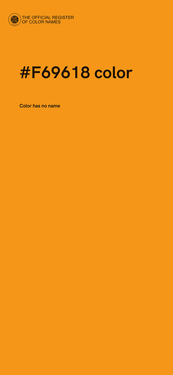 #F69618 color image