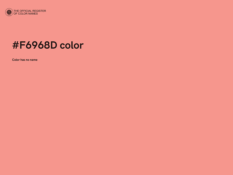 #F6968D color image