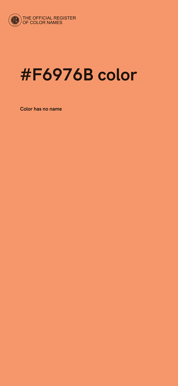 #F6976B color image