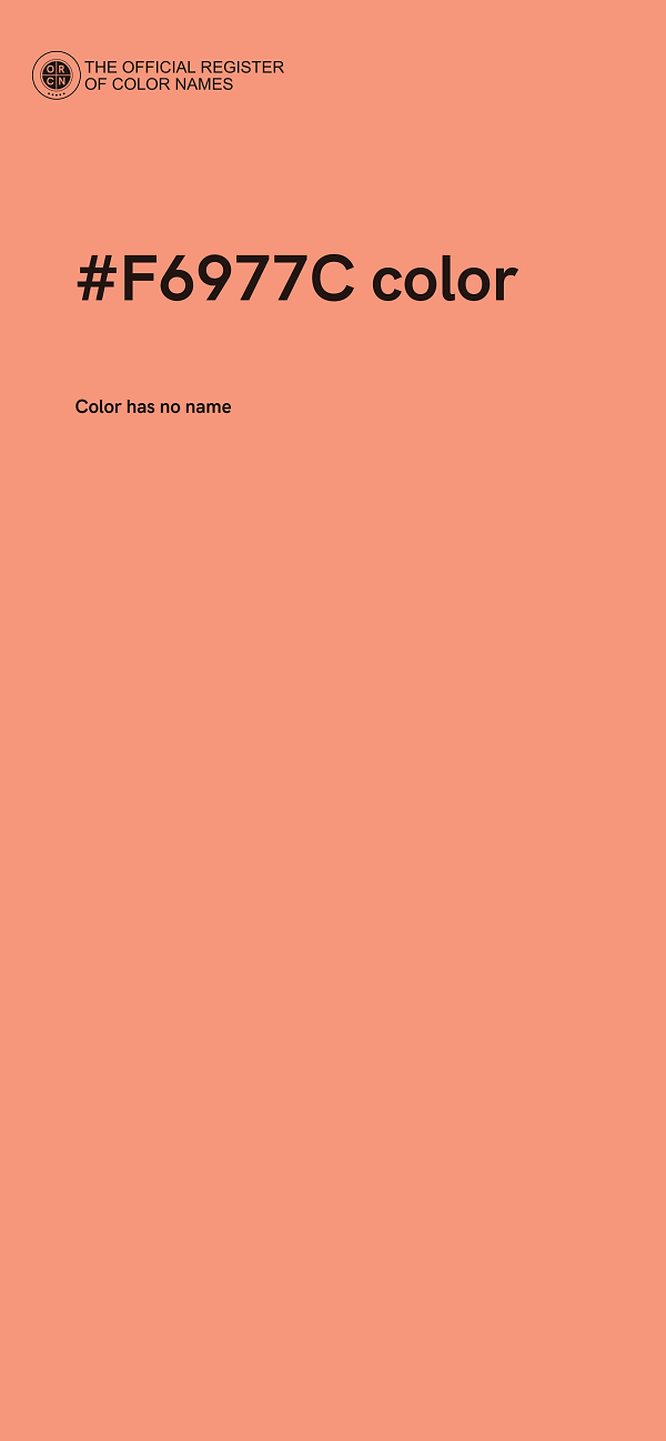 #F6977C color image