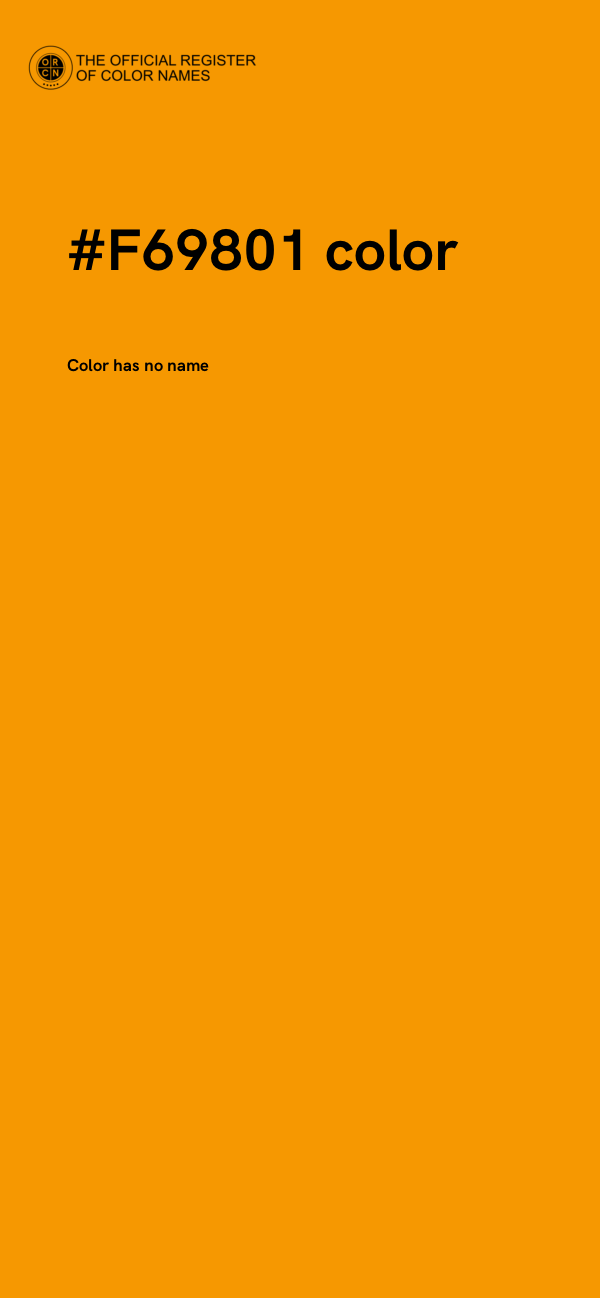 #F69801 color image