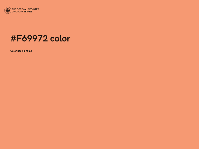 #F69972 color image