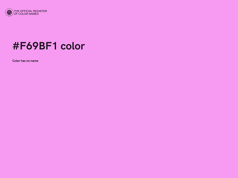 #F69BF1 color image